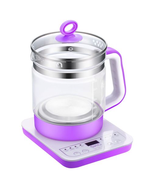 SKG全品类养生壶 1.8L玻璃壶身，唯品会专享的8大功能健康之选